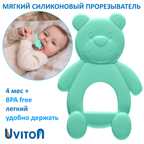 Прорезыватель Uviton силиконовый Bear зеленый, производитель Uviton, ISBN 465-7-78025-065-9, № 1