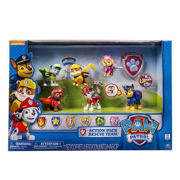 Набор из 6 фигурок щенков с рюкзаком-трансформером Paw Patrol 16613 Щенячий патруль, производитель Spin Master (Спин Мастер), ISBN 77-8-98813-057-5, № 1