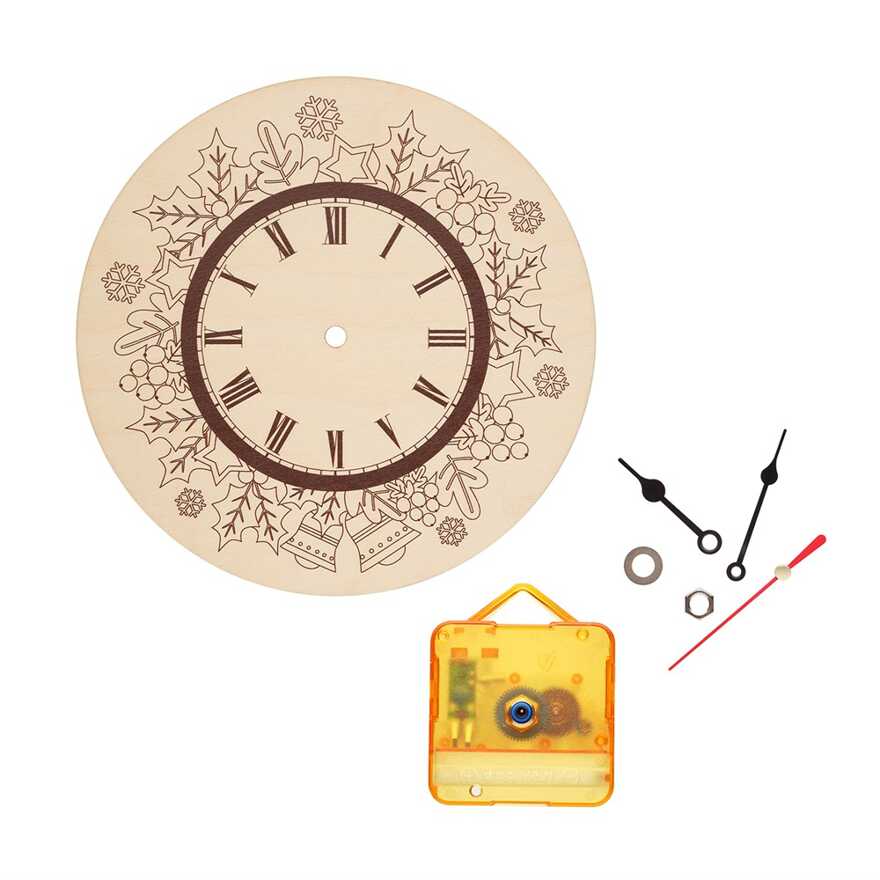 Сувенирный набор для творчества Часы-раскраска.Новогодний, арт. cl-2, производитель BUMBARAM (БУМБАРАМ), ISBN 462-0-03915-131-1, № 5