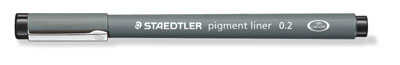 Капиллярная ручка Pigment Liner 0,2мм, черный, Staedtler, производитель Staedtler (Стайтлер), ISBN 400-7-81732-708-1№ 1