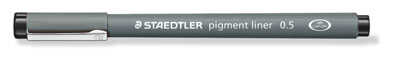 Капиллярная ручка Pigment Liner 0,5мм, черный, Staedtler, производитель Staedtler (Стайтлер), ISBN 400-7-81733-043-2№ 1