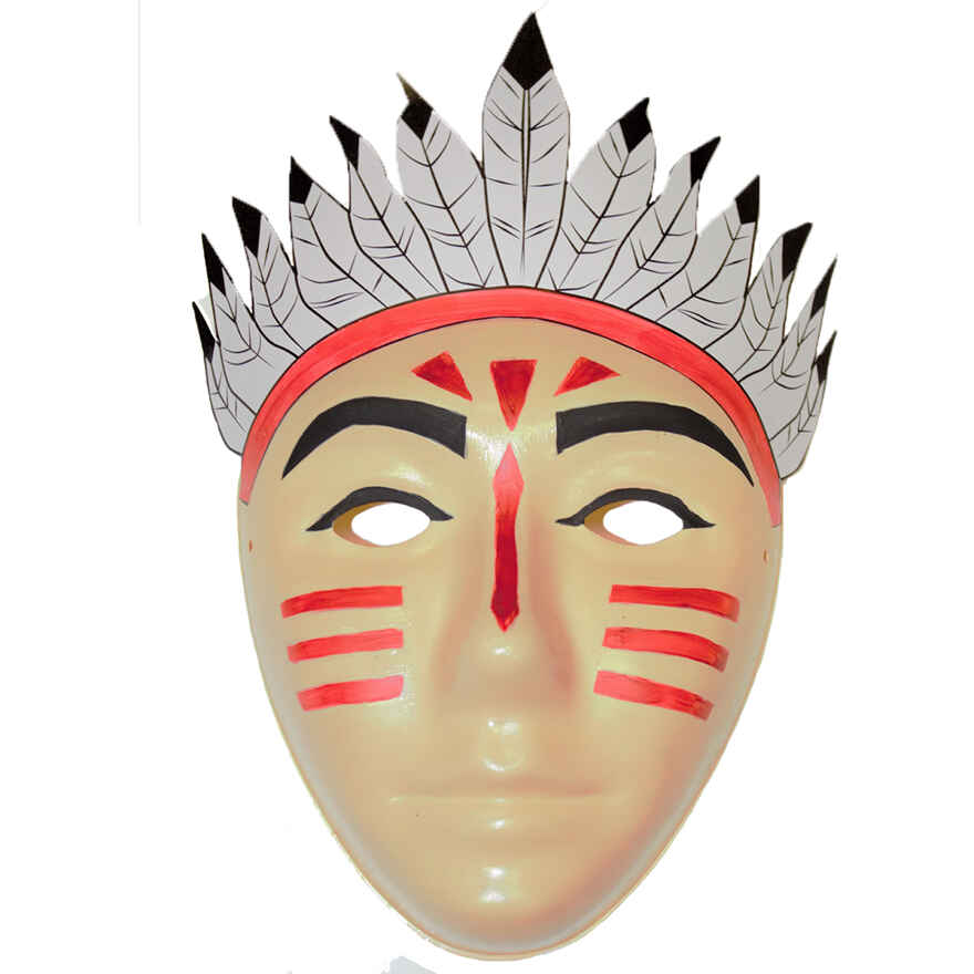 Роспись масок Индеец , арт. 2163, производитель SANTA LUCIA (САНТА ЛЮЧИЯ), ISBN 462-0-02090-421-6, № 2