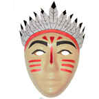 Роспись масок Индеец , арт. 2163, производитель SANTA LUCIA (САНТА ЛЮЧИЯ), ISBN 462-0-02090-421-6, № 2