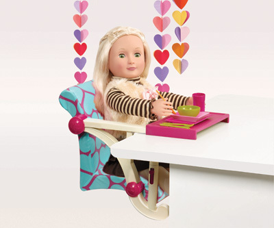 Og Dolls. Стульчик для кормления куклы, с креплением к столу., производитель OG Dolls, ISBN 06-2-24325-331-5, № 2