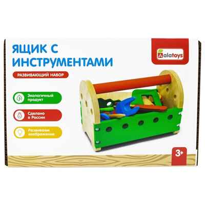 Развивающий набор Ящик с инструментами, арт. РН02, производитель Алатойс, ISBN 466-0-18175-216-5 № 1