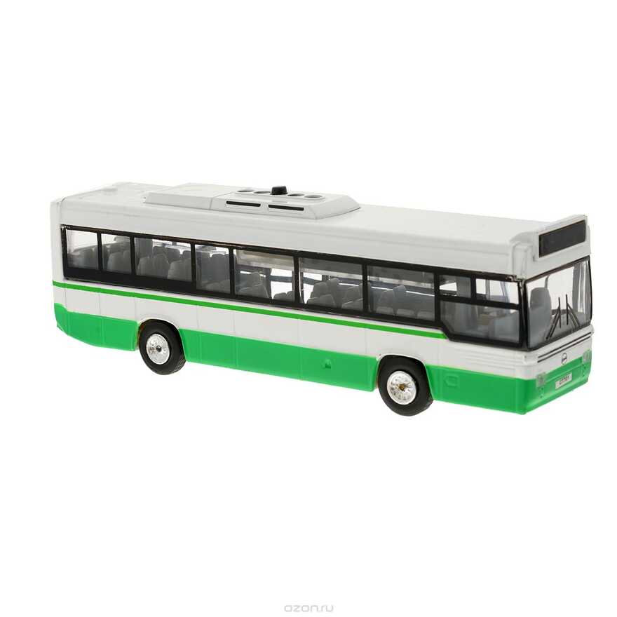 Технопарк Автобус инерционный свет+звук, арт. CT-1055 (SL701WB), производитель Симбат, ISBN 464-0-00171-236-4, № 1