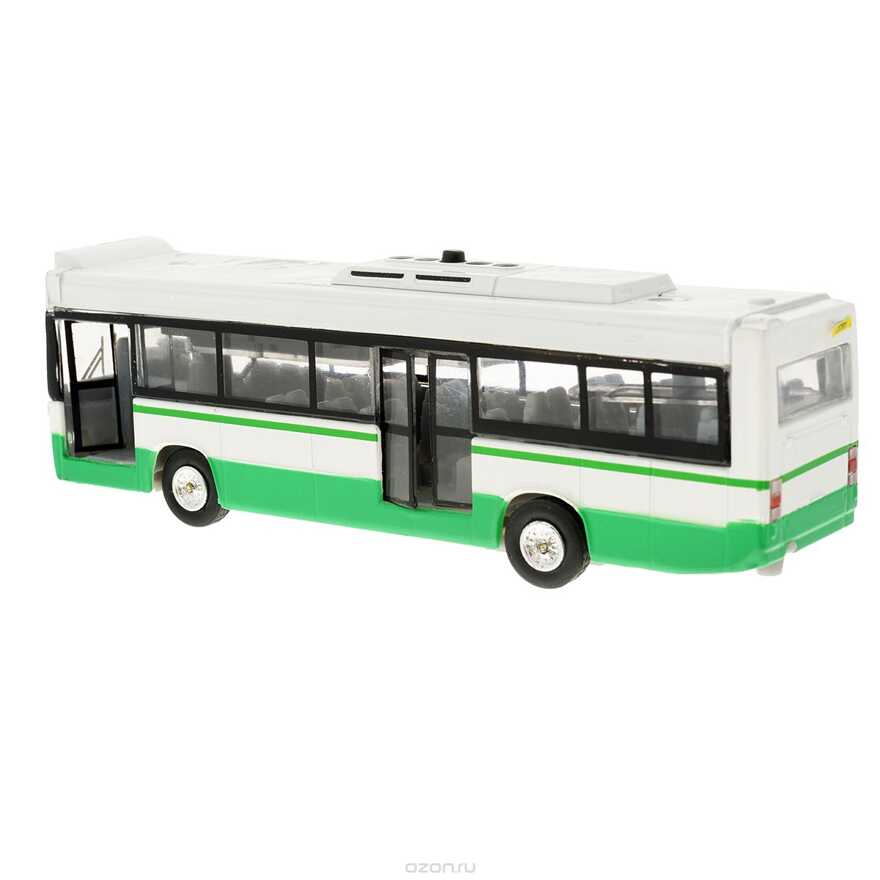 Технопарк Автобус инерционный свет+звук, арт. CT-1055 (SL701WB), производитель Симбат, ISBN 464-0-00171-236-4, № 2