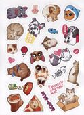 100 Наклеек. Котики, производитель Проф-Пресс , ISBN 978-5-37834-394-2, № 3