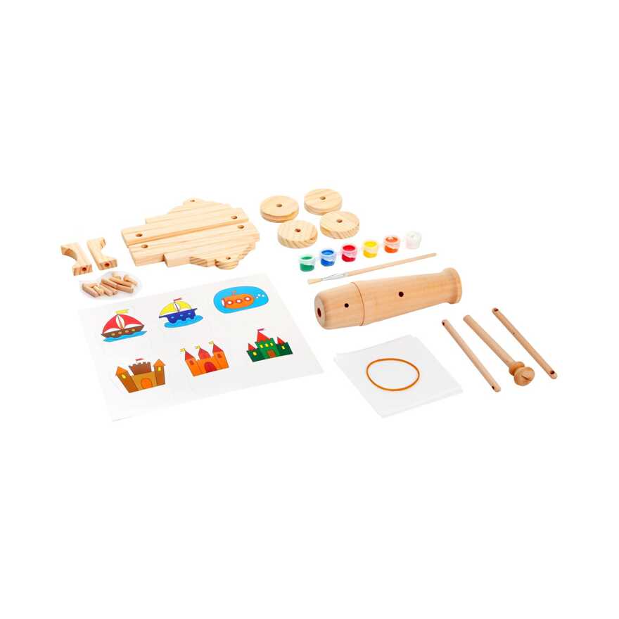 Набор для творчества  . Моделирование из дерева. Пушка своими руками, арт. ВВ1233, производитель Bondibon (Бондибон), ISBN 489-5-13601-128-2, № 3