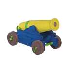 Набор для творчества  . Моделирование из дерева. Пушка своими руками, арт. ВВ1233, производитель Bondibon (Бондибон), ISBN 489-5-13601-128-2, № 4