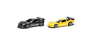 Автодрайв Машина 1:64 Chevrolet Corvette C6-R, глянц., черн., желт., арт. И-1179, производитель Рыжий кот, ISBN 466-5-29541-179-3, № 1