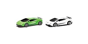 Автодрайв Машина 1:64 Lamborghini Gallardo LP570-4, глянц., зел., бел., арт. И-1184, производитель Рыжий кот, ISBN 466-5-29541-184-7, № 1