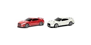 Автодрайв Машина 1:64 Nissan GT-R, глянц., красная, белая, арт. И-1181, производитель Рыжий кот, ISBN 466-5-29541-181-6, № 1