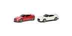 Автодрайв Машина 1:64 Nissan GT-R, глянц., красная, белая, арт. И-1181, производитель Рыжий кот, ISBN 466-5-29541-181-6, № 1