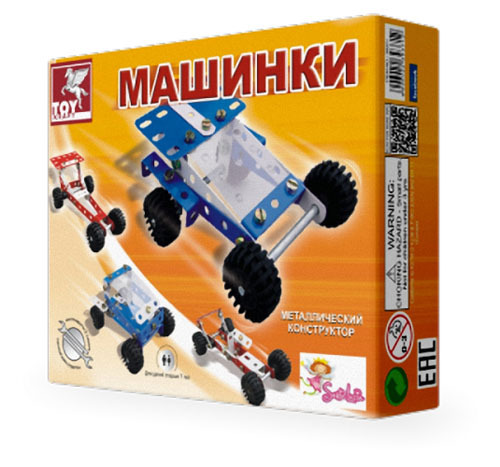 Конструктор Машинки, производитель SANTA LUCIA (САНТА ЛЮЧИЯ), ISBN 890-6-02239-371-2, № 1