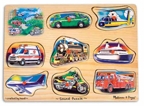 Пазл со звуком Транспорт, арт. 267, производитель Melissa & Doug (Мелисса &Дог), ISBN 00-0-77210-267-4, № 1