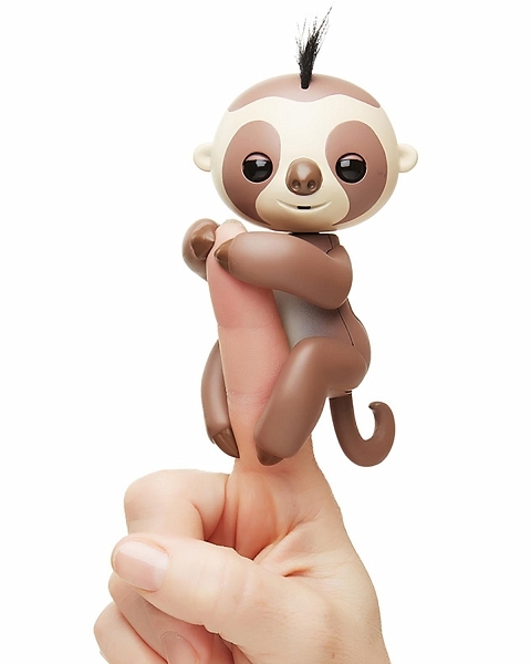 Интерактивный ленивец Кингсли (коричневый), 12 см., арт. 3751, производитель WowWee (ВауВи), ISBN 77-1-17113-751-1, № 2