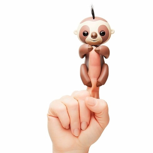 Интерактивный ленивец Кингсли (коричневый), 12 см., арт. 3751, производитель WowWee (ВауВи), ISBN 77-1-17113-751-1, № 3