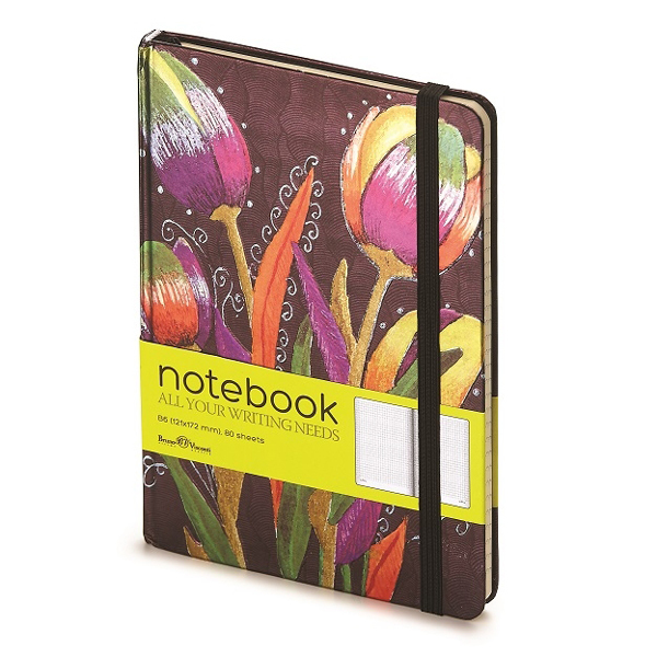 Блокнот А6+ Bloom Collection 80 л. в ассортименте, арт. 3-80-398, производитель ФАРМ, ISBN 460-6-01612-881-1, № 1