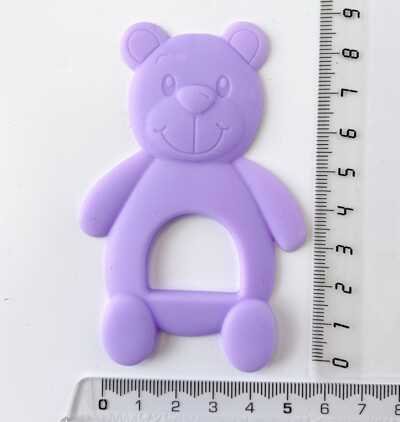 Прорезыватель Uviton силиконовый Bear лиловый, производитель Uviton, ISBN 465-7-78025-258-5№ 5