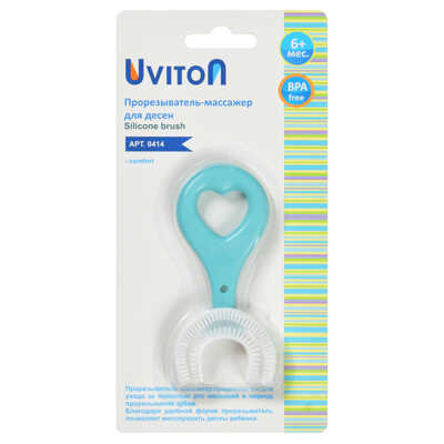 Прорезыватель-массажер Uviton для десен, производитель Uviton, ISBN 465-7-78025-066-6№ 2