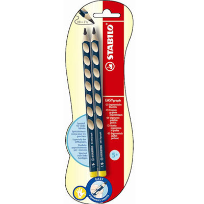 Карандаш Easygraph 2 шт. в блистере, для левшей, производитель Stabilo (Стабило), ISBN 400-6-38139-889-3, № 1