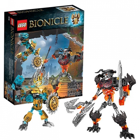 LEGO Bionicle 70795 Создатель Масок против Стального Черепа, производитель LEGO (ЛЕГО), ISBN 570-2-01534-846-1, № 1