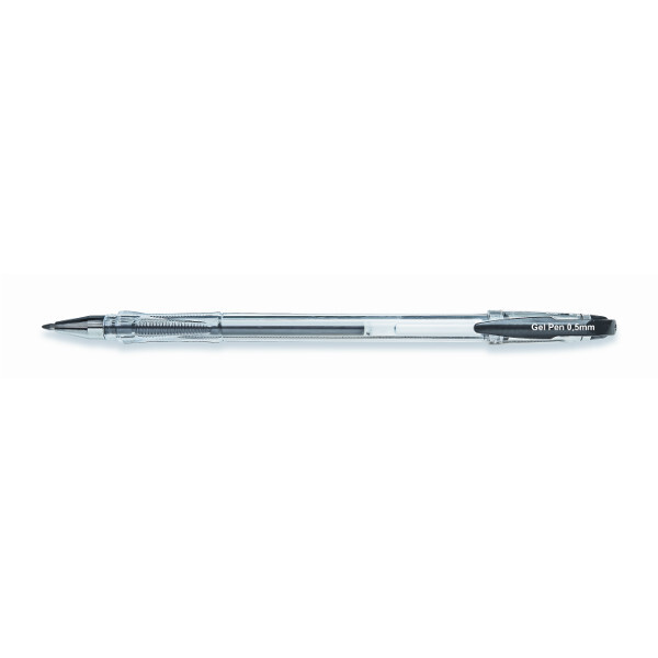Ручка гелевая GEL PEN 0,5 мм черная, арт. РГ 165-02, производитель СОЮЗ, ISBN 460-7-12153-906-6, № 1
