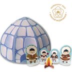 Иглу с набором фигурок, арт. 023.69, производитель Наивный мир, ISBN 467-3-73436-899-7, № 1