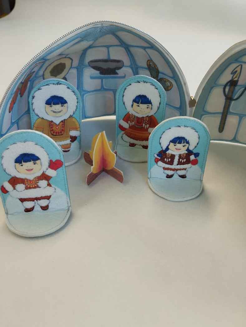 Иглу с набором фигурок, арт. 023.69, производитель Наивный мир, ISBN 467-3-73436-899-7, № 2