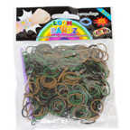 Плетение из резинок. Резинки камуфляж 600 штук, арт. RC-12, производитель Loom Bands, ISBN 693-5-20741-174-9, № 1