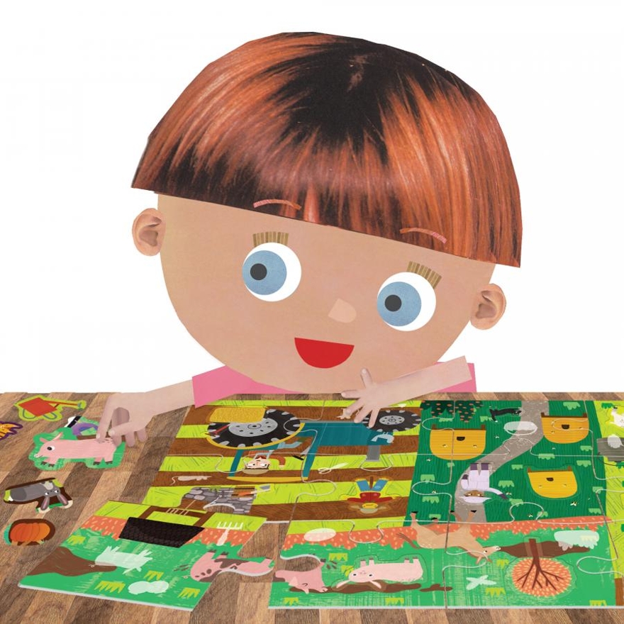 Настольная игра для детей с 3 лет &quot;Ферма&quot;, арт. MU24926, производитель Headu, ISBN 805-9-59142-492-6, № 3