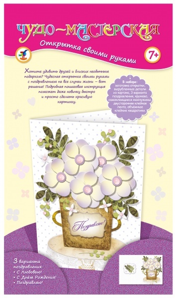 Открытки своими руками, арт. 2893, производитель Дрофа-медиа, ISBN 460-7-14737-438-2, № 1