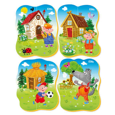 Мягкий пазл "Три поросенка", производитель Я РАСТУ ТОЙЗ, ISBN 467-0-14980-451-5№ 2