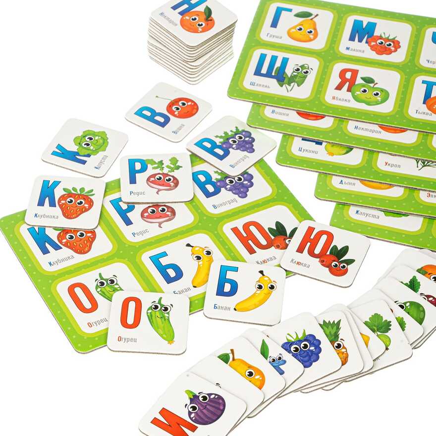 Настольная игра ЛОТО &quot;ИЗУЧАЕМ БУКВЫ&quot; Играй Думай Учись Bondibon, арт. ВВ4869, производитель Bondibon (Бондибон), ISBN 489-5-13605-040-3, № 6