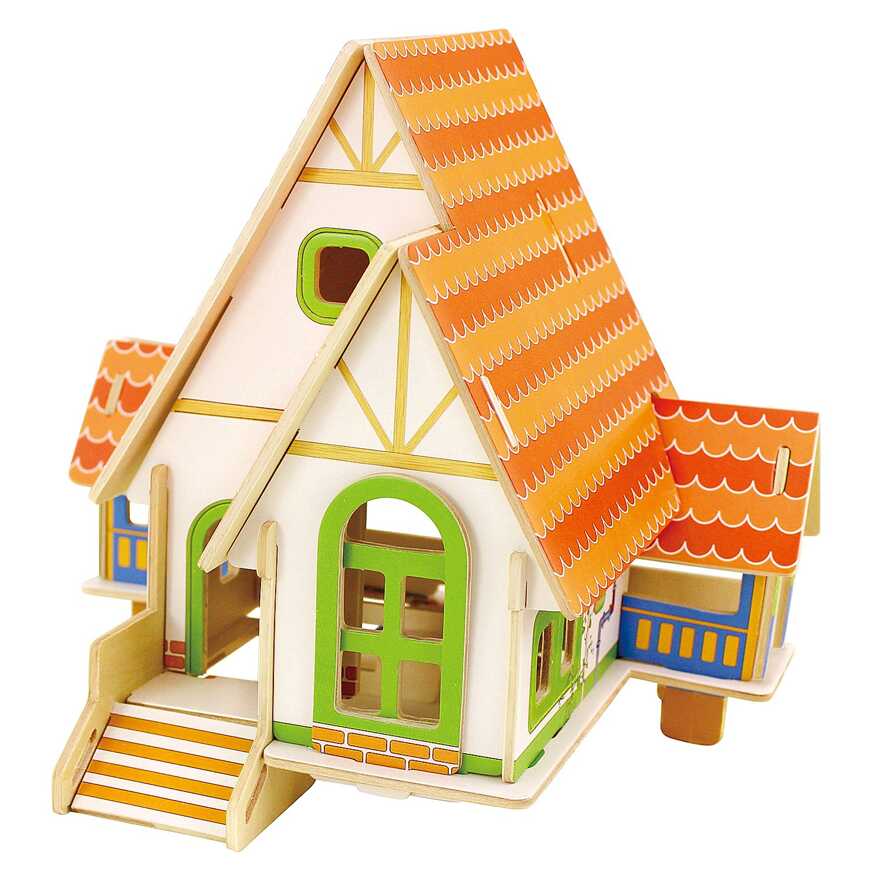 3D-пазл Домик в лесу 20 деталей , арт. ВВ2187, производитель Bondibon (Бондибон), ISBN 489-5-13602-065-9, № 3