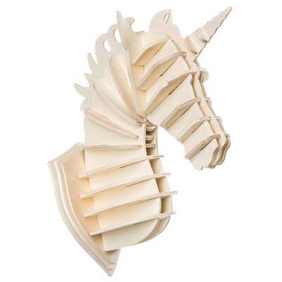 3D-пазл Голова единорога деревянный 24 детали , арт. ВВ2366, производитель Bondibon (Бондибон), ISBN 489-5-13602-234-9№ 3