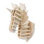 3D-пазл Голова единорога деревянный 24 детали , арт. ВВ2366, производитель Bondibon (Бондибон), ISBN 489-5-13602-234-9, № 4