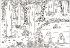 На природе (Большие раскраски), производитель МОЗАИКА kids , ISBN 978-5-43153-995-4, № 3