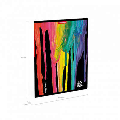 Тетрадь общая ученическая Color Drips, 48 листов, клетка, выборочный УФ-лак, арт. 54243, производитель ErichKrause® (Эрих Краузе), ISBN 460-1-92154-243-1№ 3