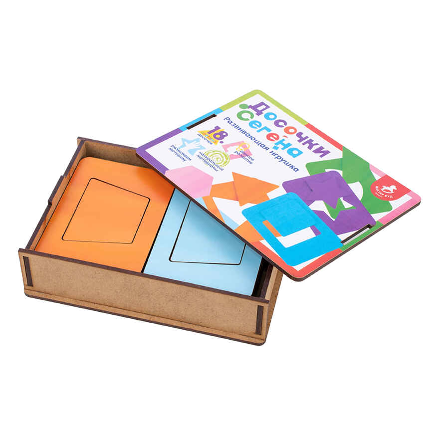 Игрушка развивающая Досочки Сегена, арт. WSD, производитель MasterWood (Мастер Вуд), ISBN 481-4-69600-323-0, № 7