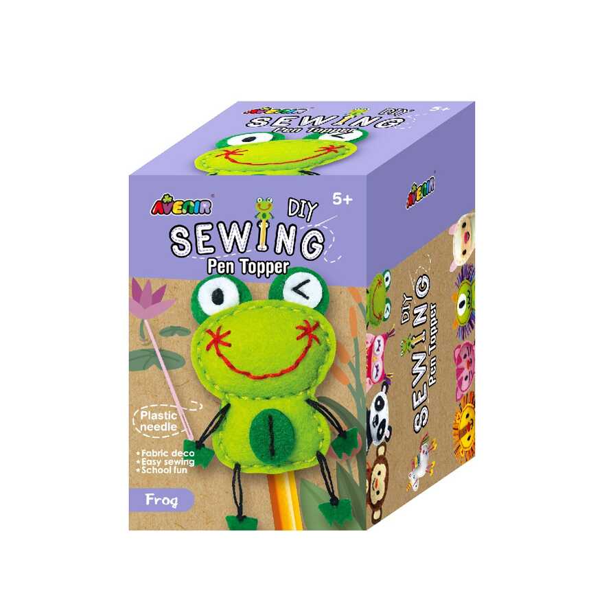 Набор для шитья. Насадка на карандаш: лягушка, арт. CH191700, производитель Avenir (Авенир), ISBN 692-0-77331-700-3, № 1