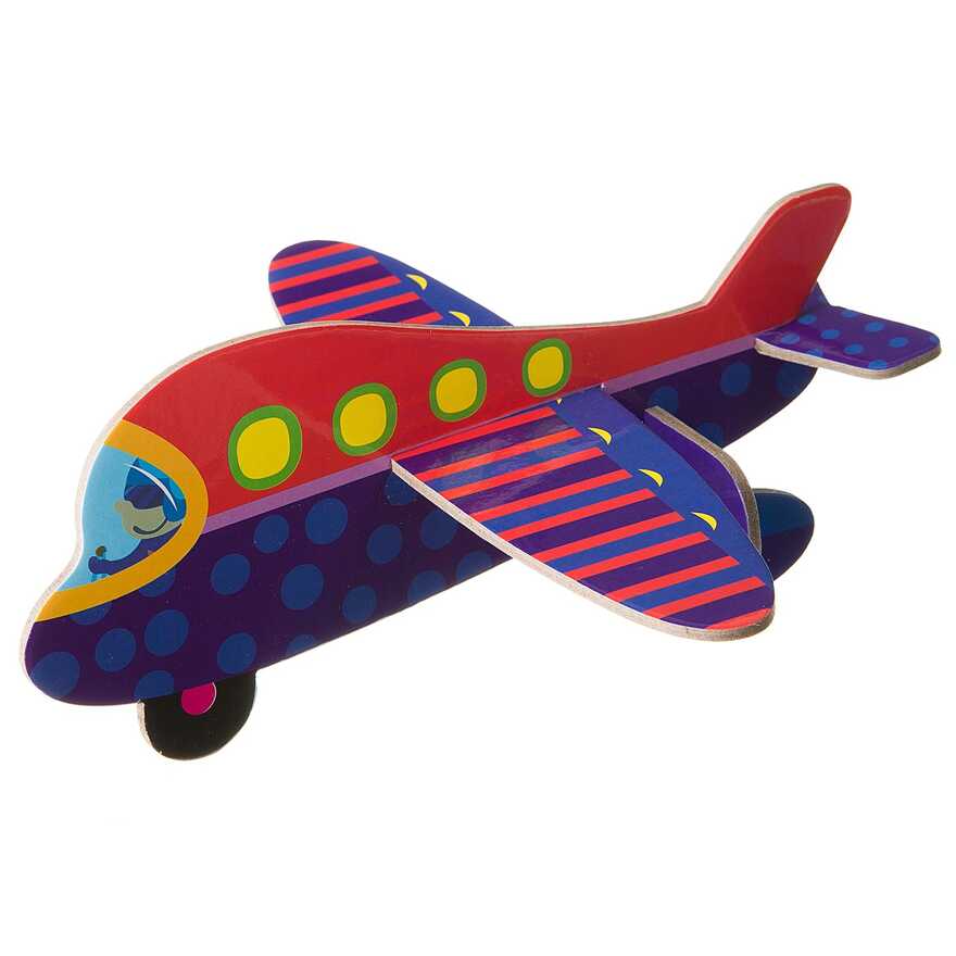 Набор для творчества 3D -модели из картона: Самолет , арт. ВВ1552, производитель Bondibon (Бондибон), ISBN 489-5-13601-457-3, № 3