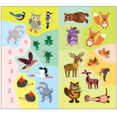 Найди, посчитай, наклей. Набор из 4-х книг, производитель МОЗАИКА kids , ISBN 978-5-43153-602-1№ 4