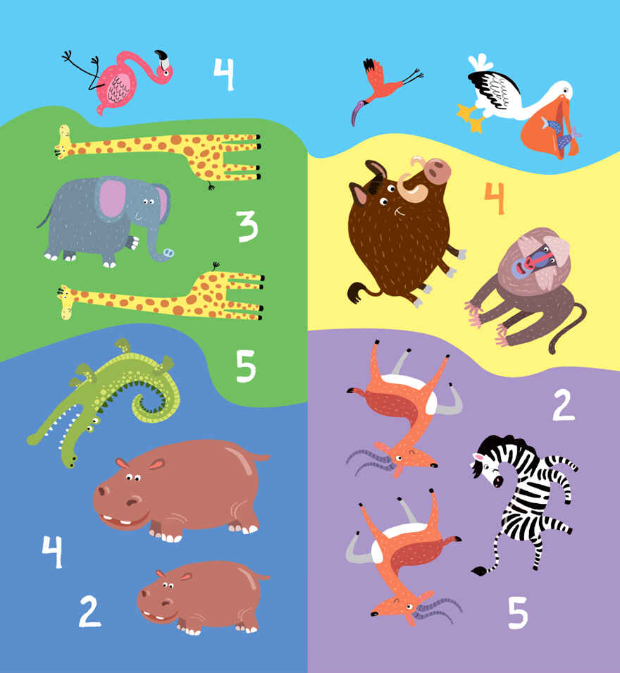 Найди, посчитай, наклей. Набор из 4-х книг, производитель МОЗАИКА kids , ISBN 978-5-43153-602-1, № 10