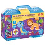 Мозаика для малышей , 3D ФИГУРКИ ЖИВОТНЫХ, с отверткой, в чемоданчике, арт. ВВ4621, производитель Bondibon (Бондибон), ISBN 489-5-13604-616-1, № 2