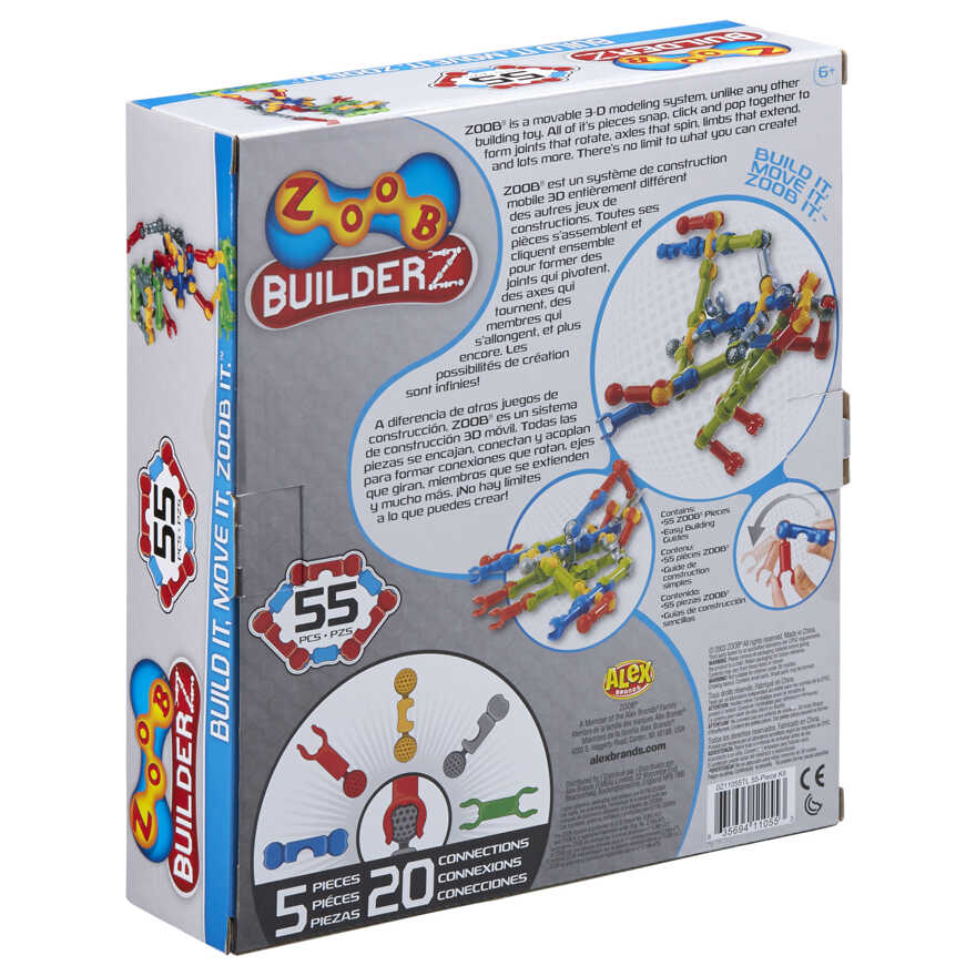 Конструктор ZOOB Builder-Z 55, арт. 11055, производитель ZOOB (Зуб), ISBN 63-5-69411-055-3, № 2