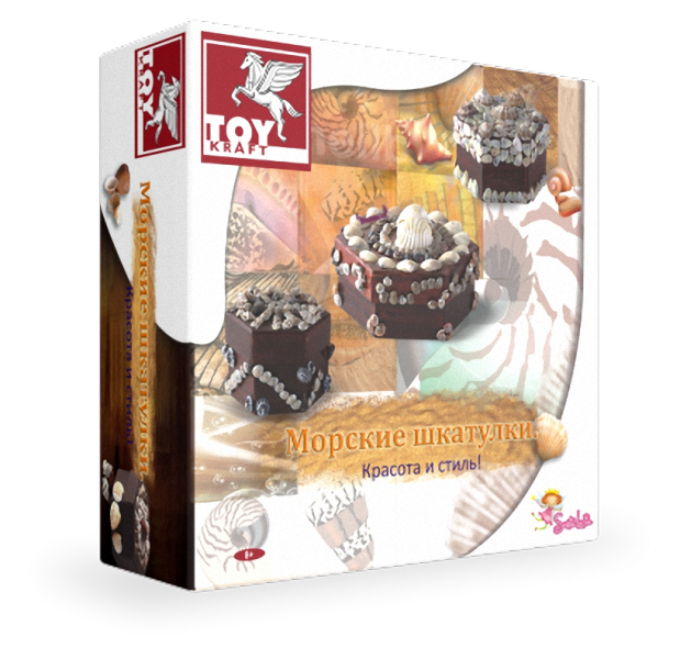 Шкатулка из ракушек, производитель SANTA LUCIA (САНТА ЛЮЧИЯ), ISBN 890-6-02239-458-0, № 1