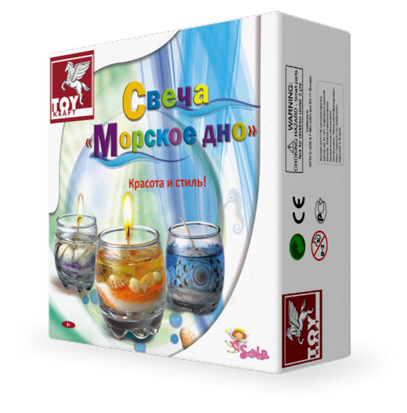 Набор Свеча Морское дно, производитель SANTA LUCIA (САНТА ЛЮЧИЯ), ISBN 890-6-02239-478-8, № 1