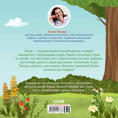 Книжки-картинки (мягкая обложка). Ёжик и солнечное лето/Ульева Е., производитель Клевер (Clever) , ISBN 978-5-00211-738-3№ 7